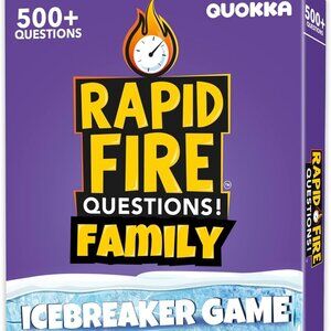 Rapid Fire Conversation Cards Game - Family Travel Version Icebreaker Game